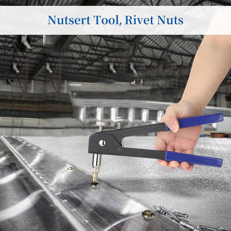 AOSHIDA Rivet nut Tool kit,rivnut Tool,500Pcs Metric Rivet Nut Combination (M3/M4/M5/M6/M8) Nutsert Tool kit，Suitable for Automotive, Marine, Decoration, Furniture, Industry, Rivet nut Set - Image 5